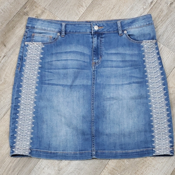 westport denim skirt
